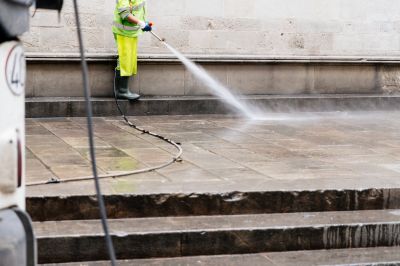 Power Washing in Action