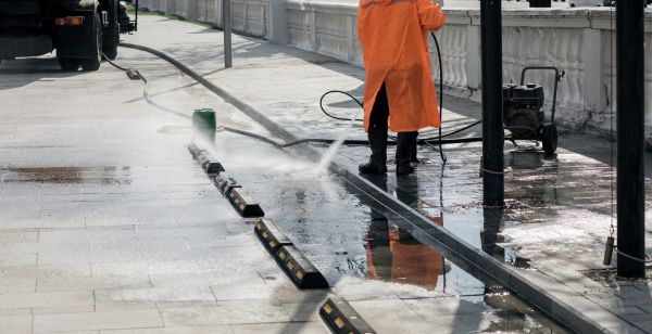Parking Lot Pressure Washing in Clifton Park