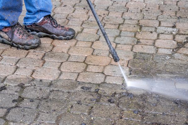 Stone Patio Cleaning in Clifton Park